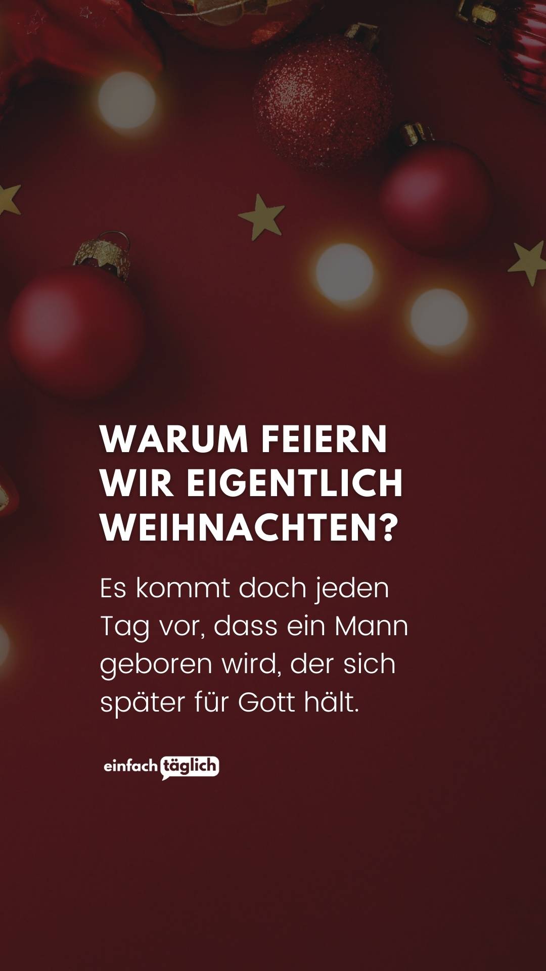 5 geniale Sprüche zu Weihnachten - einfachtäglich.de